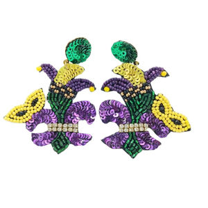 Pendientes de diamantes con diseño clásico de diamantes completos, la mejor calidad para niñas y mujeres, al mejor precio desde India. - Product Image 2