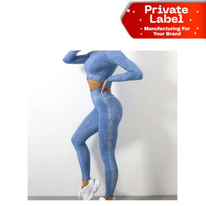Leggings pour femmes avec emballage personnalisé de marque, collants de fitness sous marque privée, vente en gros, pantalons de yoga personnalisés de qualité supérieure avec logo pour femmes - Product Image 1