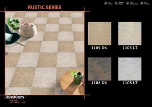 Dalles de sol numériques pour extérieur, finition mate, céramique, 300x300mm, 30x30cm, 12x12 pouces, pour allées, patios et espaces ouverts - Product Image 3