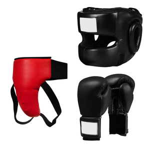 Kits de Boxeo Negros y Rojos de Primera Calidad al por Mayor 2026, Producto Moderno de Última Tendencia con Logotipo Propio, Estilo Actual, Marca Privada - Product Image 1
