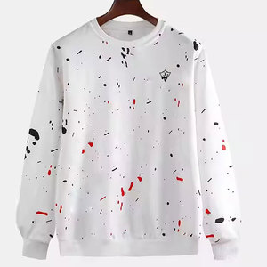 Sweat-shirt élégant pour homme en coton mélangé, coupe ajustée, idéal pour la salle de sport et les tenues quotidiennes. - Product Image 1