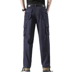 Pantalones Cargo de moda Casual Mans Slim Venta al por mayor Precio barato personalizado 100% Algodón Hombres Pantalones casuales Liso OEM 6 bolsillos - Product Image 6