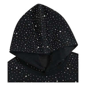 Sudadera con capucha de poliéster y algodón de 370 g, forrada, transpirable, de invierno, con cremallera y pedrería, de felpa francesa, personalizada para fabricantes de ropa. - Product Image 3