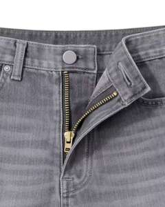 Pantalones Cortos de Mezclilla para Hombre, Diseño de Paneles Elegantes, 100% Algodón, Transpirables, Lavado a la Piedra, Estilo Casual, Hip Hop, Verano 2026, Personalizables - Product Image 3