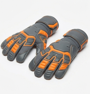 Gants de gardien de but de football Elite avec paume antidérapante en cuir PU et fermeture auto-agrippante, gants de sport unisexes - Product Image 1