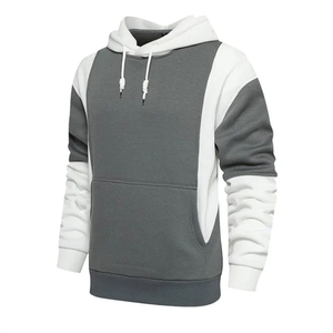 Sudadera con Capucha Básica para Hombre, Holgada, de Felpa, con Bolsillo Delantero, Suave y Cómoda, Corte Regular, Ropa de Invierno, 100% Algodón - Product Image 1