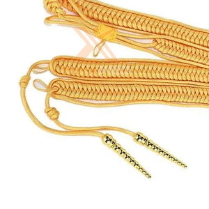 Aiguillettes de Alambre de Poliéster/Nylon de Calidad, Adorno Decorativo para Hombro, Cordón Trenzado, Ribete para Prendas, Producción Personalizada - Product Image 6
