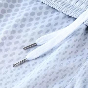 Ensemble de maillots de basket-ball sublimés personnalisés, blanc et bleu, en maille, unisexe, adulte, sans manches, respirant, vêtements de sport pour toutes les saisons - Product Image 5