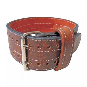 Cinturón de Entrenamiento de Cintura Ajustable de Acero y Cuero con Logotipo Personalizado GAF Professional, Hebilla de Doble Punta para Levantamiento de Pesas y Powerlifting - Product Image 4