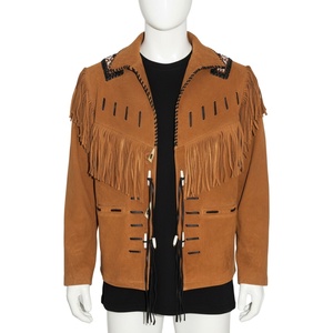 แจ็คเก็ตหนังวัวแท้สไตล์วินเทจสำหรับผู้หญิง ระบายอากาศได้ดี แฟชั่นสำหรับสุภาพสตรี สีพื้น - Product Image 6