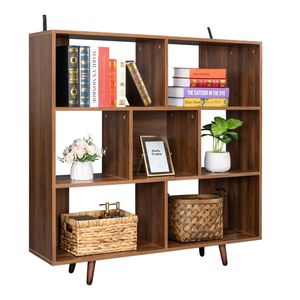 Libreria in Legno con Ripiani per Ingresso, Corridoio, Soggiorno, Ufficio Domestico - Product Image 4