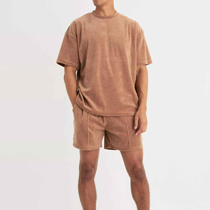 Conjunto de Verano Elegante y Sencillo para Hombre, Dos Piezas, Diseñado para Uso Casual, Cómodo, Transpirable y para Uso Diario - Product Image 6