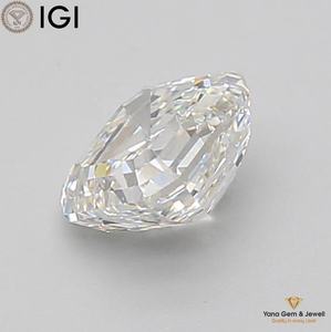 Diamante Cultivado en Laboratorio CVD de 1.01 Quilates, Alta Claridad VVS2, Color F, Corte Asscher, con Certificado IGI, para Anillo de Lujo o Regalo - Product Image 4