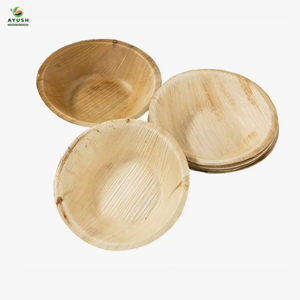 Wholesale Round Areca Palm Leaf <b>Plates</b> 12 Inch <b>Large</b> Dinner Size <b>Plate</b> for Dinner Parties - Product Image 6