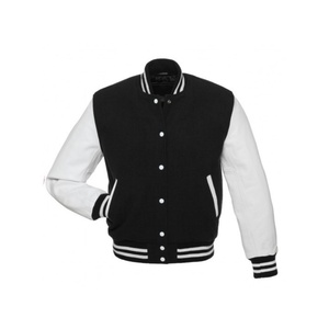 ผู้ผลิตเสื้อแจ็คเก็ตเบสบอลแบบมีโลโก้ตามสั่ง เสื้อแจ็คเก็ต Letterman Varsity แบบกำหนดเอง เสื้อแจ็คเก็ตเบสบอลแบบกำหนดเอง เสื้อแจ็คเก็ต Letterman แบบกำหนดเอง - Product Image 1
