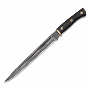 Couteau Seax médiéval en acier au carbone, fait main, lame historique, matériau durable, design d'inspiration traditionnelle, pour exposition - Product Image 1