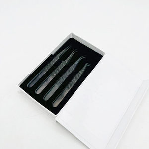 Pinzas de Extensión de Pestañas de Acero Inoxidable de Último Diseño, No Magnéticas, de Alta Calidad con Punta Puntiaguda - Product Image 2