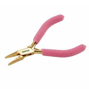 Best Jewelry Craft <b>Tool</b> Set Flat Nose <b>Pliers</b> 120mm Smooth Jaw <b>Plier</b> Stainless Steel Jewelry Workshop Equipment <b>Multi</b> Color Grip - Product Image 1