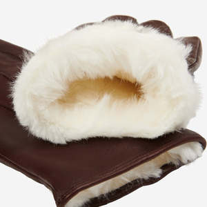 Gants tactiles en cuir véritable, élégants, doux, thermiques, pour l'hiver, décontractés, écologiques, longueur poignet - Product Image 3