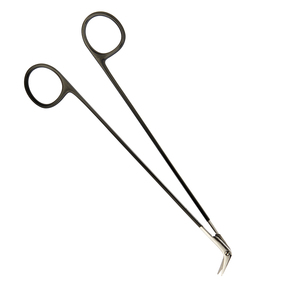 Ciseaux vasculaires angulaires à 45 degrés °   Lame de 12 mm, très tranchante, 180 mm (7 pouces), Super Cut DeBakey, instrument chirurgical à revêtement noir - Product Image 4