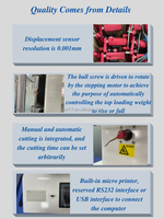 Testeur numérique de débit de fusion MFI MFR MVR Machine d'essai d'indice de fusion de haute précision pour les matières plastiques ISO 1133