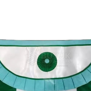 Delantales de Cuero Masónicos Premium Hechos a Mano con Bordado, Ajustables, Diseño Ceremonial Distintivo, con Pin de Seguridad, Lavables - Product Image 5