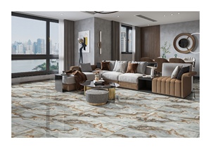 HG Cracker Golden Agate Pattern porcelain 600x1200 interior look for different wall - Product Image 5