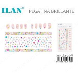 ILAN Adesivi Brillanti con Strass per Unghie Decorativi 32664 - Product Image 1
