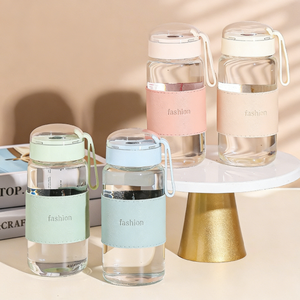 340Ml Glass Travel Coffee Cup Leak-Proof Portable <b>Mug</b> with Screw-On Lid for Office & Home Use - Product Image 4