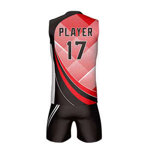 ชุดยูนิฟอร์มวอลเลย์บอลแบบสั่งพิมพ์คุณภาพดีที่สุด สำหรับทุกเพศ ผลิตจากโพลีเอสเตอร์ 100% แบบระบายอากาศได้ดี แห้งเร็ว แขนสั้น พร้อมบริการพิมพ์ลายแบบซับลิเมชั่น - Product Image 5