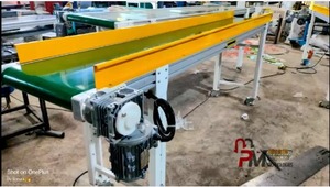 Cinta Transportadora Móvil Verde de Velocidad Ajustable y Duradera de PM Technologies con 1 Año de Garantía para Almacenes y Fábricas - Product Image 2