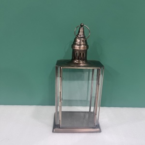 Metal Glass Decorative <b>Lantern</b> <b>Candle</b> <b>Holder</b> for Home Wedding Ramadan Christmas Table Decor - Product Image 2