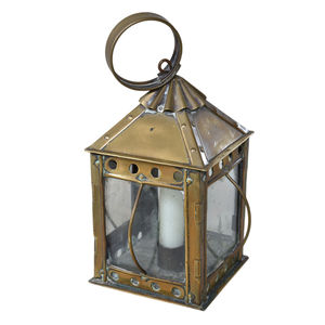 Farol Metálico Alto al por Mayor para Decoración del Hogar, Farol Colgante de Diseño Clásico, Acabado en Latón Extra Grande, Farol para Velas de Interior y Exterior - Product Image 4