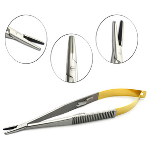 Producto en Oferta, Pinzas de Calidad Premium con Certificación CE, Porta Agujas Dentales TC Rectas/Curvas - Product Image 2