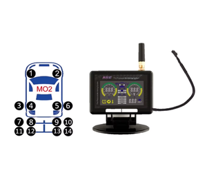 <b>TPMS</b>, AVE Color LCD Cool <b>TPMS</b> (Tire Pressure Monitoring System) - Product Image 4