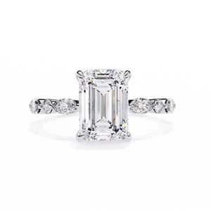 Bague en diamant de laboratoire IGI plaqué or 18 carats pour femme - Product Image 3