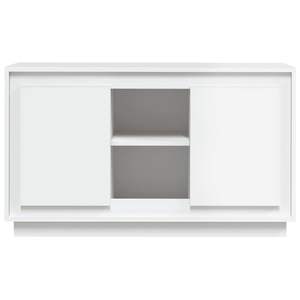 Aparador de Madera Sintética Blanca de 40.2 x 13.8 x 23.6 Pulgadas - Product Image 5