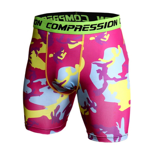 <b>Men</b> Compression Shorts <b>Base</b> <b>Layer</b> Stretch Fabric Breathable Moisture Wicking Fitness Training Sportswear Reasonable <b>Men</b> Shorts - Product Image 4