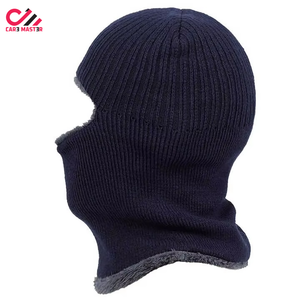 หมวกบีนนี่แฟชั่นดีไซน์เนอร์ลายพรางมัลติแคมสำหรับฤดูหนาวและฤดูใบไม้ร่วง พร้อมโลโก้สั่งทำพิเศษ ผ้าฝ้ายสีดำ ปิดบังใบหน้า - Product Image 6