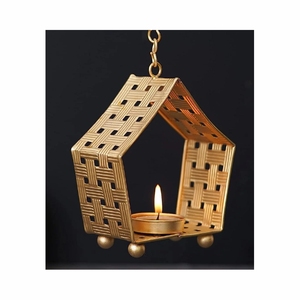 Modern <b>Brass</b> Metal Tea Light Candle Holder Gold Pillar <b>Candlestick</b> Stand for Wedding Table Decor Minimalist Votive Cup Bulk - Product Image 4