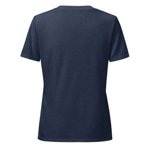 T-shirt pour femme en coton doux bleu marine à motif 'Mom', col rond, manches courtes, décontracté, pour le quotidien, vêtement de mode - Product Image 2