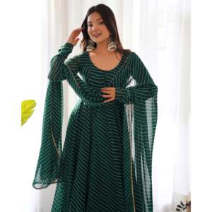 PURE SOFT FOX GEORGETTE LAHERIYA IMPRESIÓN 2017 - Product Image 6