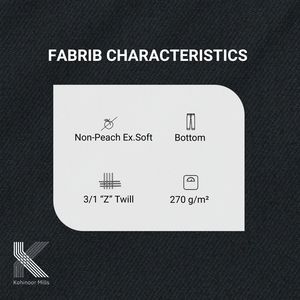 Pantalones Chinos Gris Carbón para Hombre, 100% Algodón, 270 GSM, Pantalones de Vestir Extra Suaves de Sarga, Proveedor OEM - Product Image 5