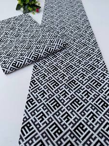 Tela con estampado africano de primera calidad Fat Eighth Bundle Cotton para manualidades acolchadas con patrones vibrantes y colores brillantes de Kinshasa - Product Image 6