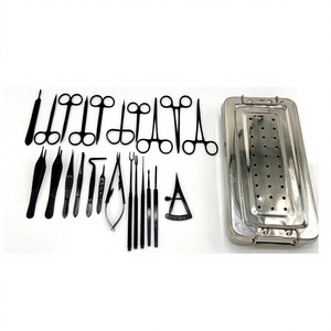 Juego de Instrumentos para Blefaroplastia Negros, Instrumentos Quirúrgicos de Acero Inoxidable Alemán de Alta Calidad, Kit de Cirugía Plástica de Párpados Reutilizable - Product Image 4