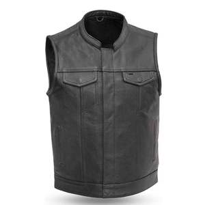 Gilet de moto en cuir respirant pour homme, protection corporelle, course de moto, hiver 2025 - Product Image 1