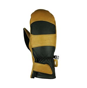 Gants d'hiver en cuir personnalisés pour le ski, fabriqués au Pakistan, à bas prix, personnalisation, imperméables à la neige, mitaines d'hiver - Product Image 1