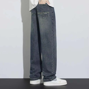 Vaqueros ajustados y elegantes para hombre, pantalones de mezclilla personalizados, ropa informal cómoda, vaqueros de moda, mezclilla al por mayor para hombre - Product Image 2