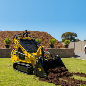 Professional Compact Skid Steer Loader Crawler <b>Mini</b> Loader With Front Bucket For Farm Construction - Product Image 5