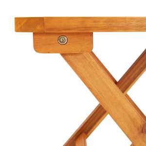 Outdoor <b>Table</b> Acacia Wood Traditional Outdoor Dining <b>Table</b>-UV-Resistant Waterproof Lightweight Durable Stackable Hotel - Product Image 2